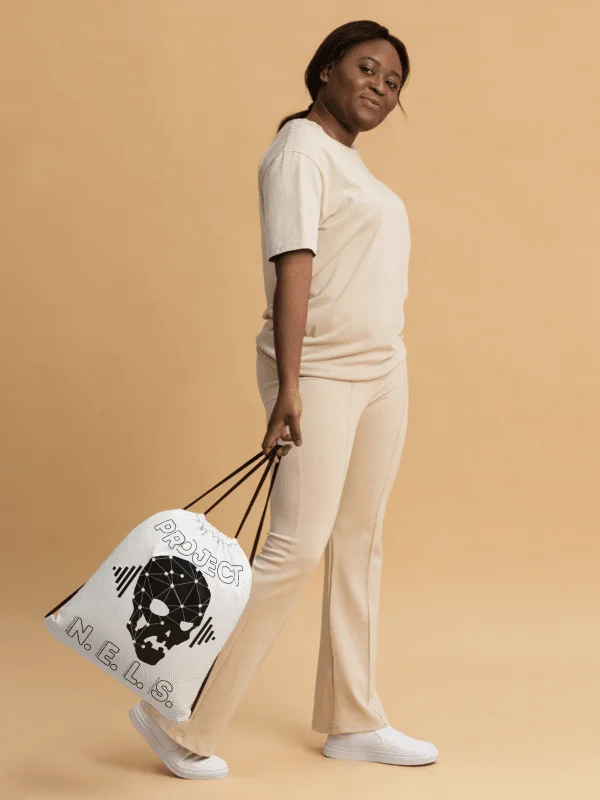 Project N.E.L.S. Drawstring Bag (White) product image (3)