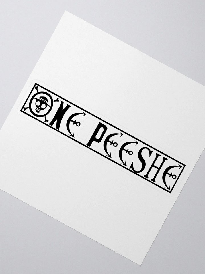 ONE PEESHE Sticker product image (2)