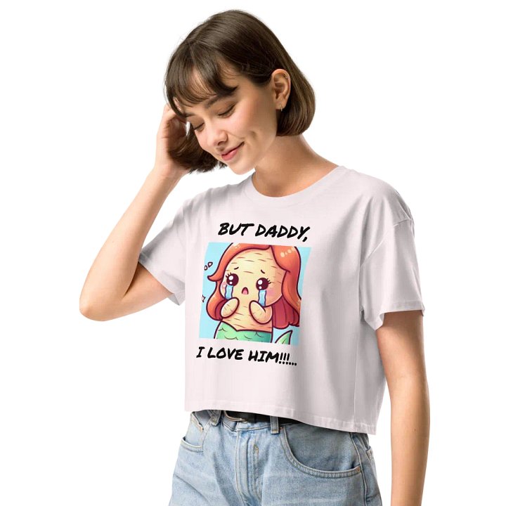 But Daddy... Crop (Black Text) product image (1)