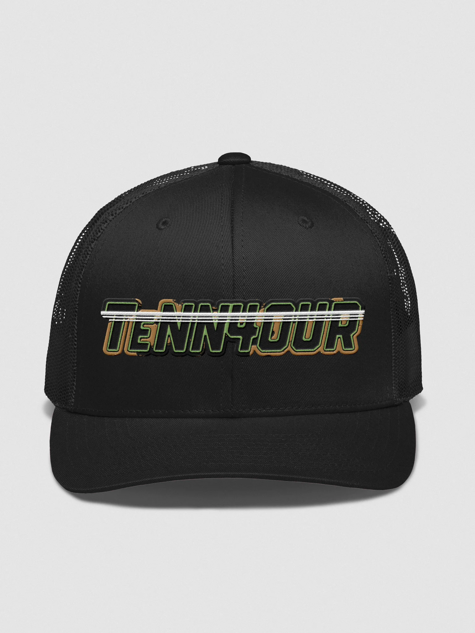 TENN4OUR Camo LOGO TRUCKER HAT product image (1)