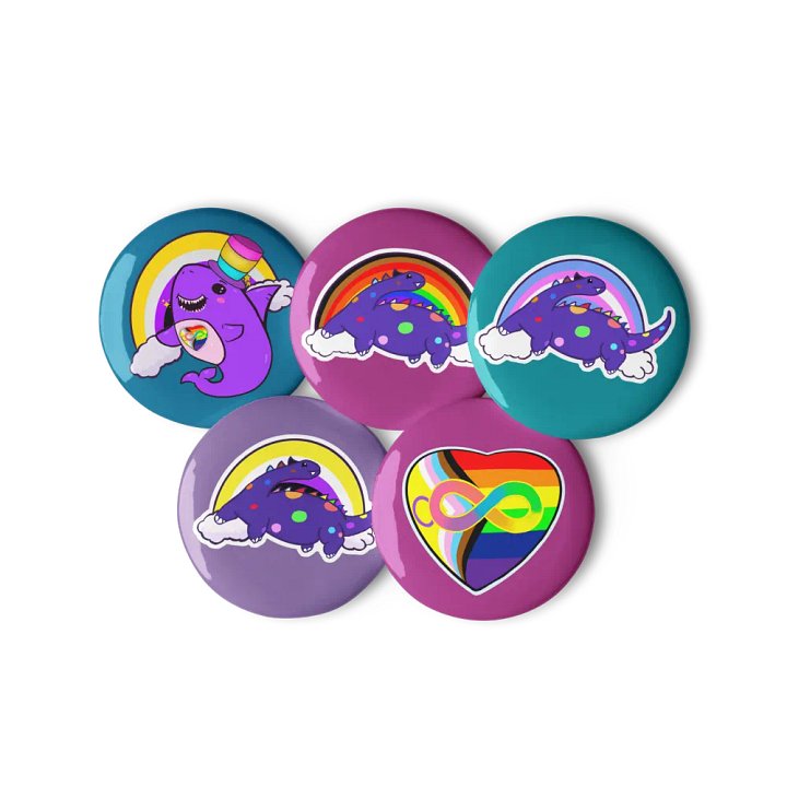 Pride Pals Pin Badges product image (2)