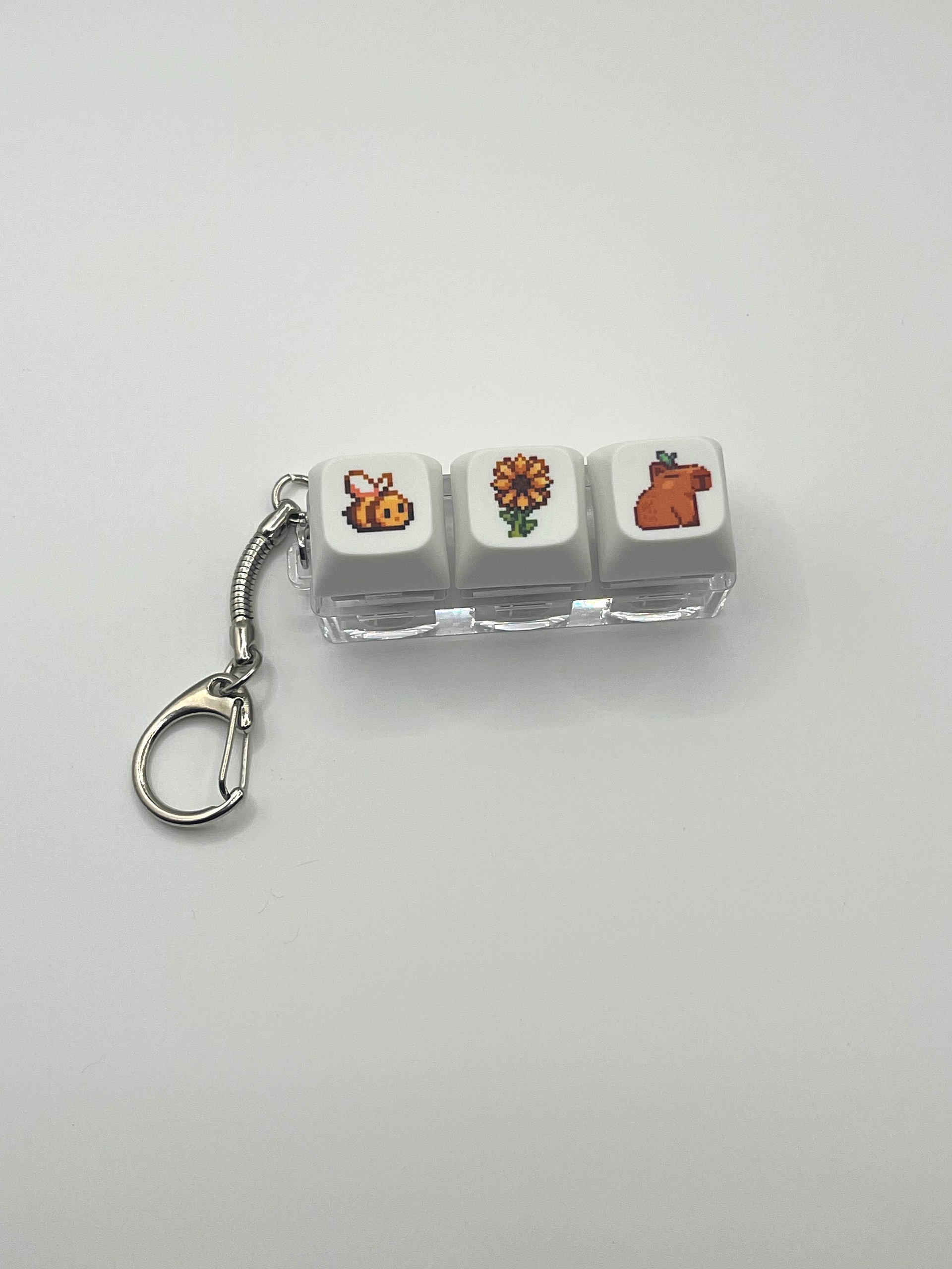 Pixel Keypad Fidget Keychain product image (1)