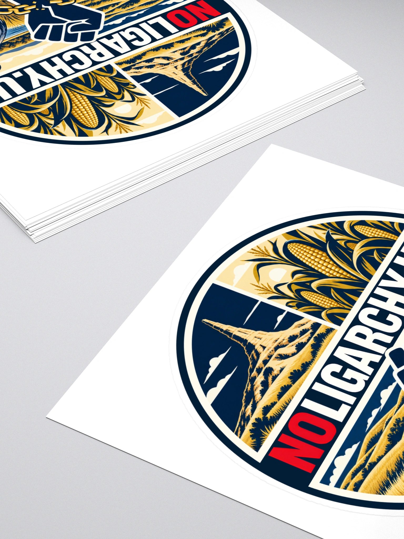 Nebraska NOLIGARCHY.US sticker product image (4)