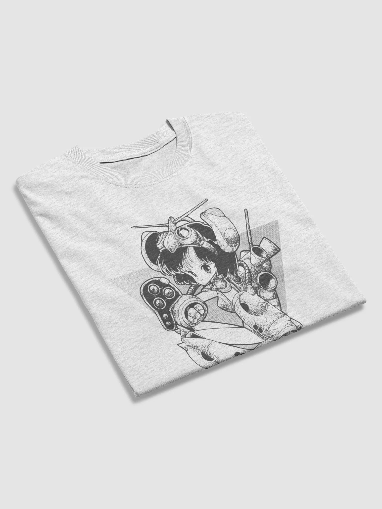 Vintage Retro Mecha Girl - Heavyweight T-Shirt product image (16)