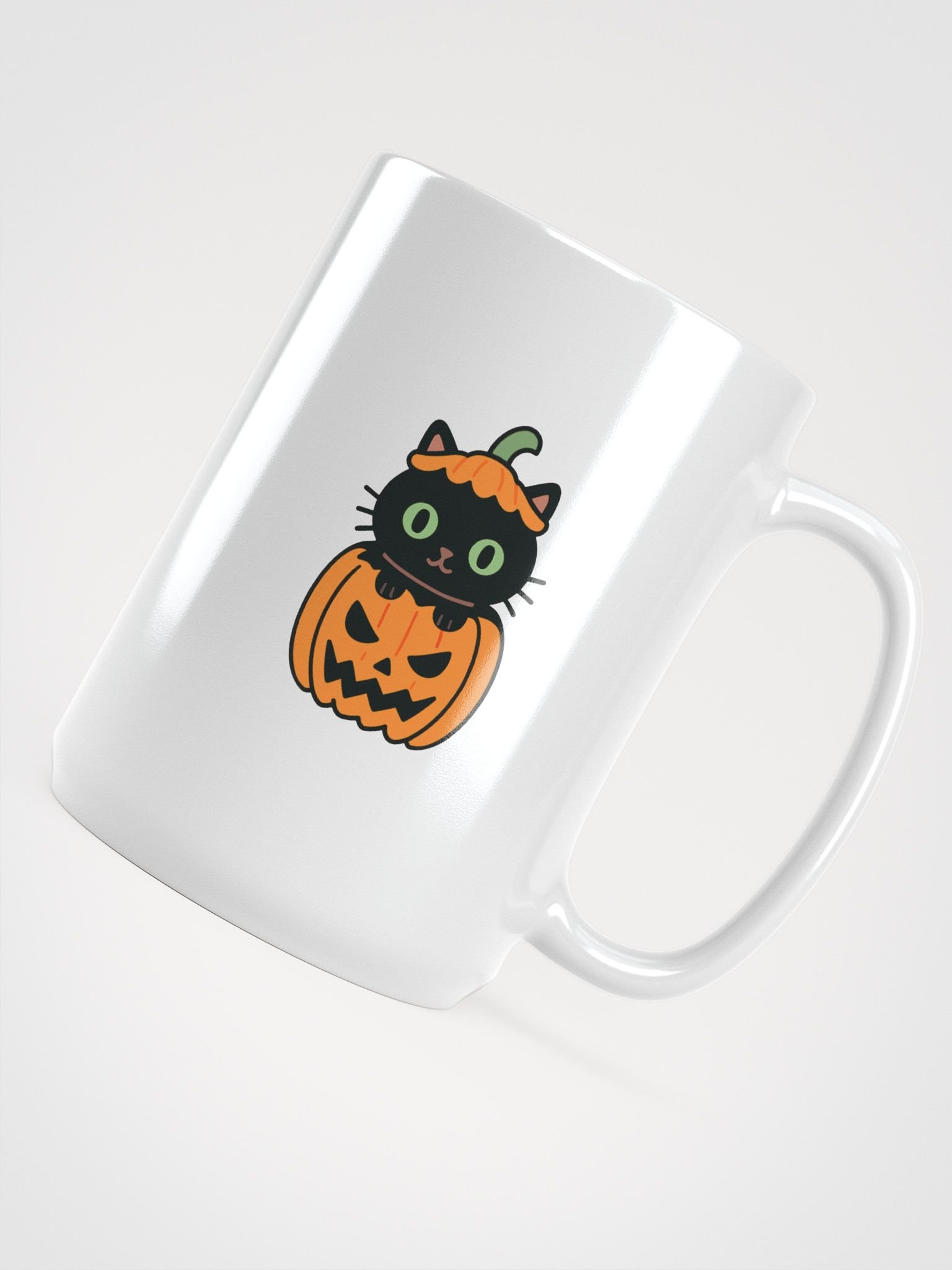 Halloween Cat Jack-o'-Lantern Mug product image (3)