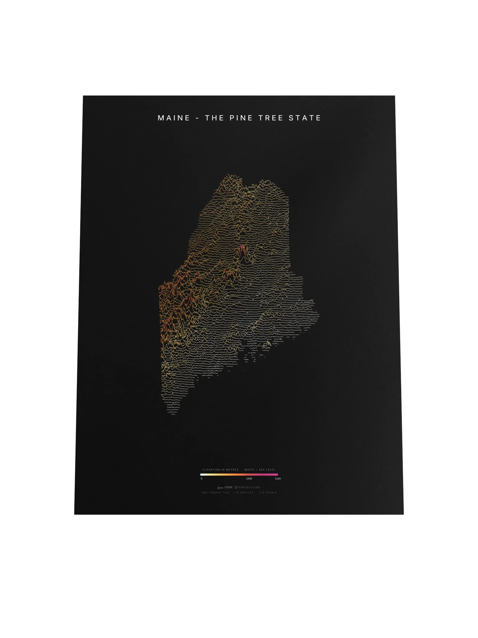 Ridgeline Poster - Maine product image (4)