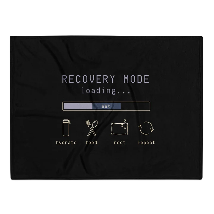 Recovery Mode Loading Blanket | Chronic Illness Recovery & Spoonie Throw product image (1)