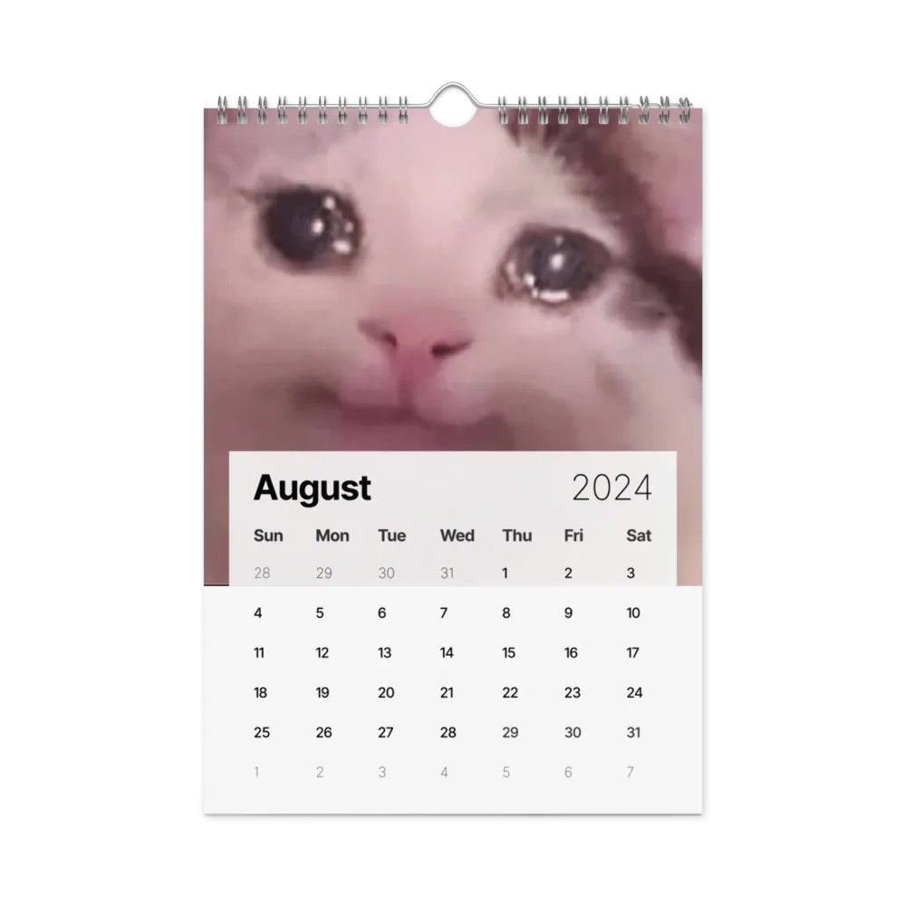 Wall Calendar (2024): Meme Cats product image (4)