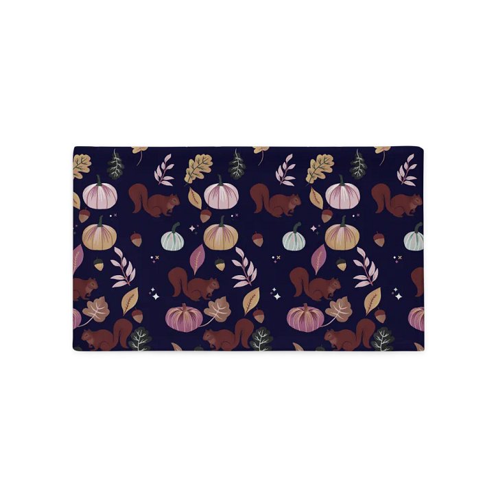 Pumpkins & Friends Deep Blue • Pillow Case product image (2)