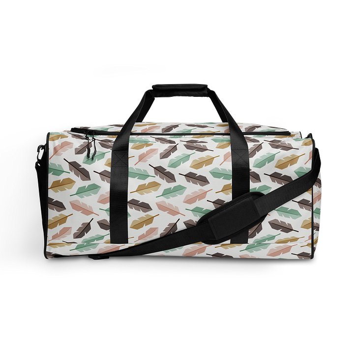 Mid-Century Modern Feathers Duffel Bag product image (1)