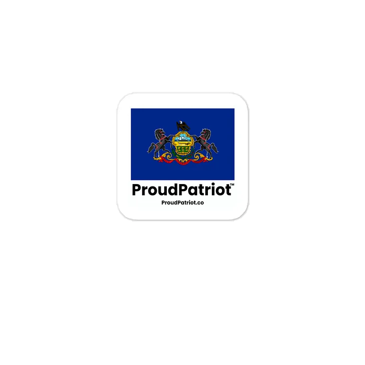 Pennsylvania State Flag Vinyl Sticker product image (1)