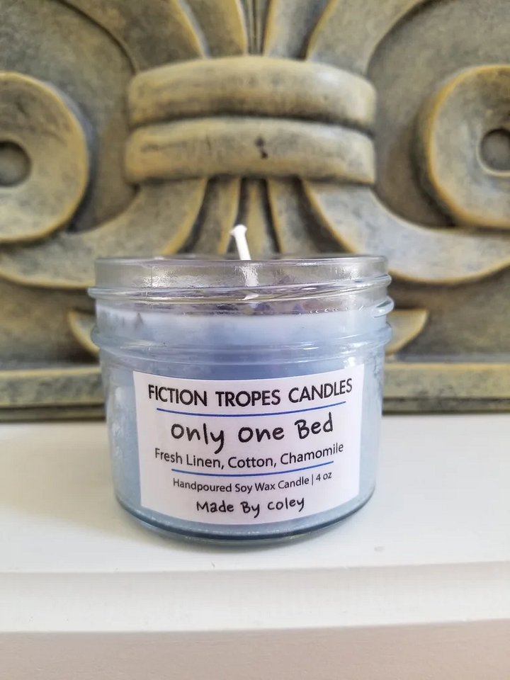 Mini Only One Bed Candle (Fiction Tropes Candles) product image (2)