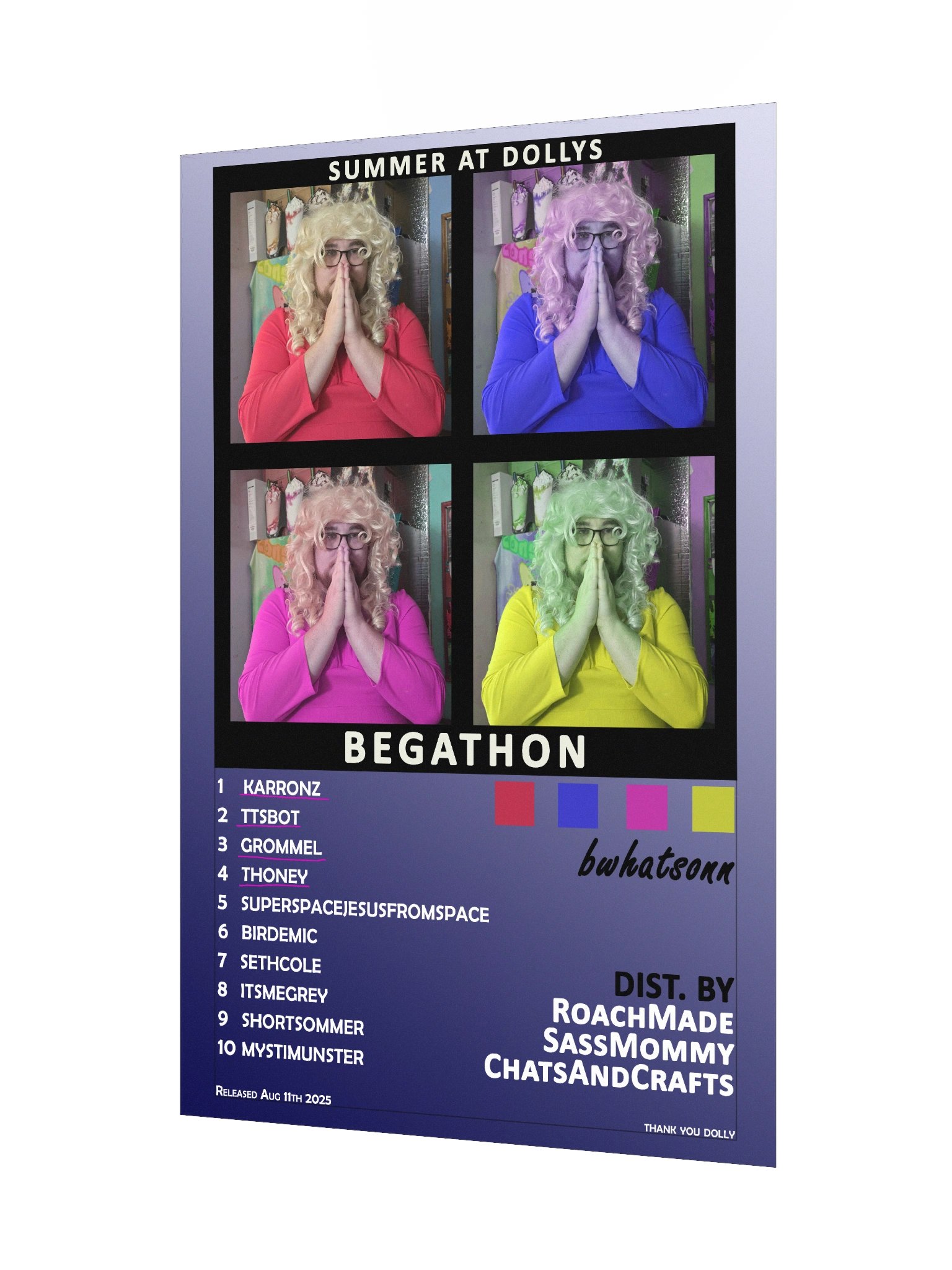 Begathon 2025 Memorial Poster product image (6)