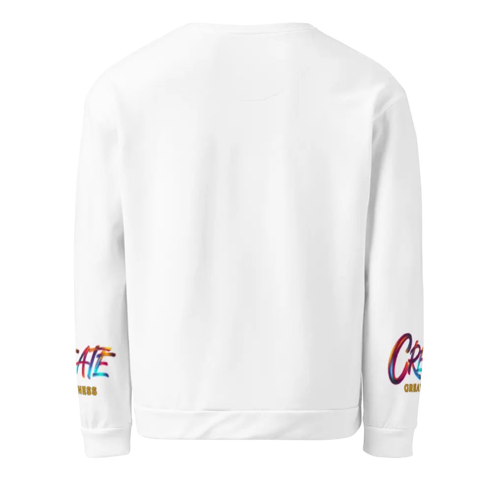 Create Greatness Vibrant Visionary Logo Print Sweatshirt product image (2)