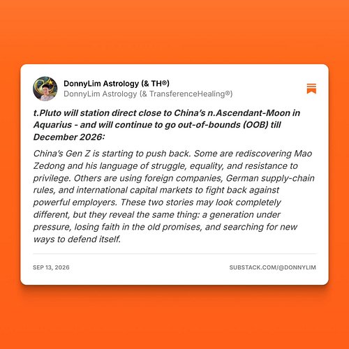 Never underestimate Gen Z for reasons that they serve the unfolding generational story on a collective level ...

Read this: ...