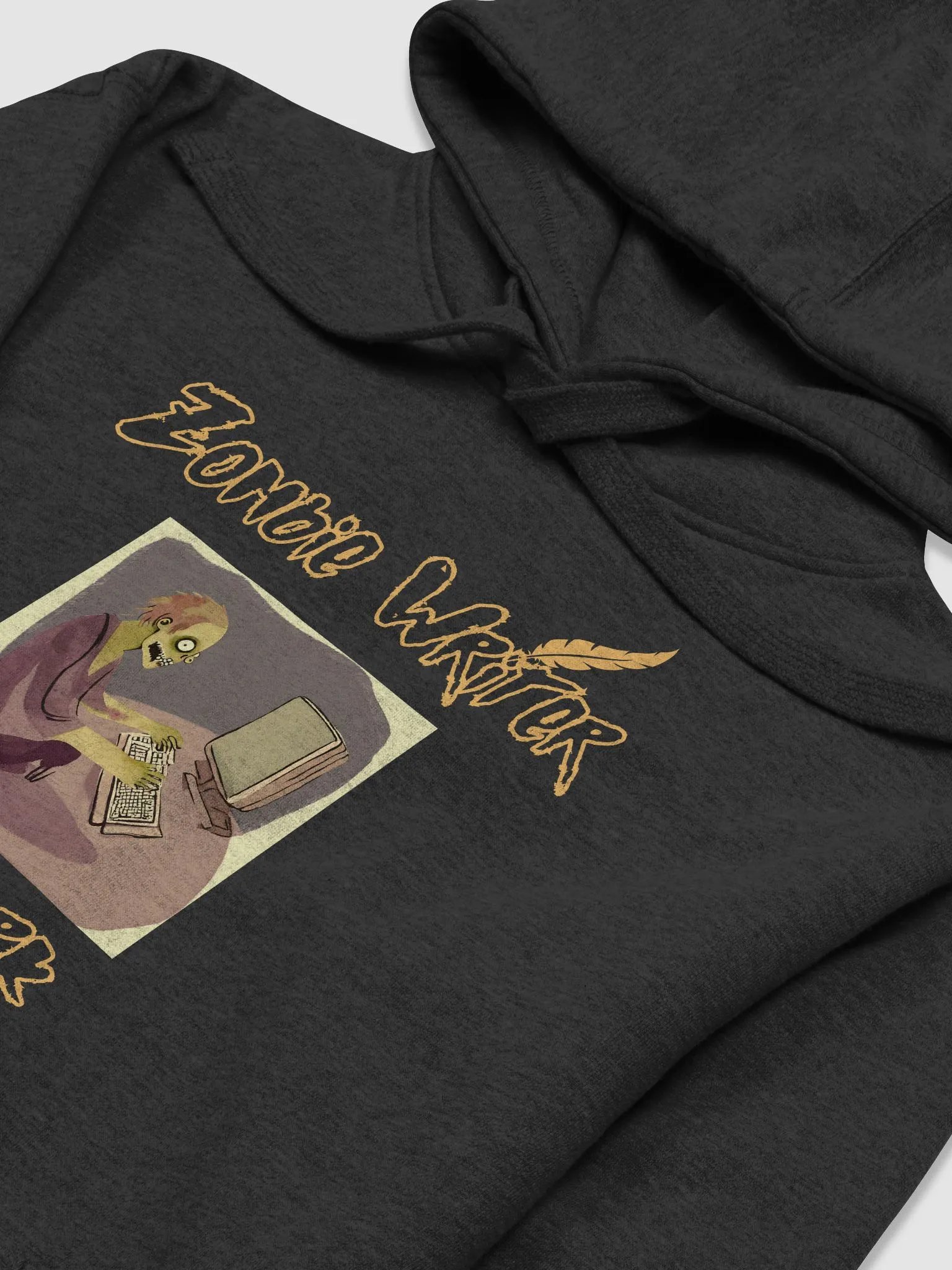 Zombie Writer at Work Unisex Hoodie product image (19)