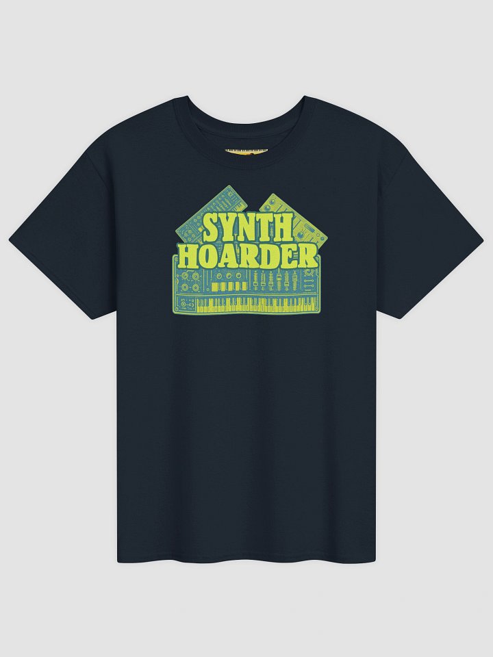 SYNTH HOARDER, by Frank Fonik Unisex t-shirt product image (1)
