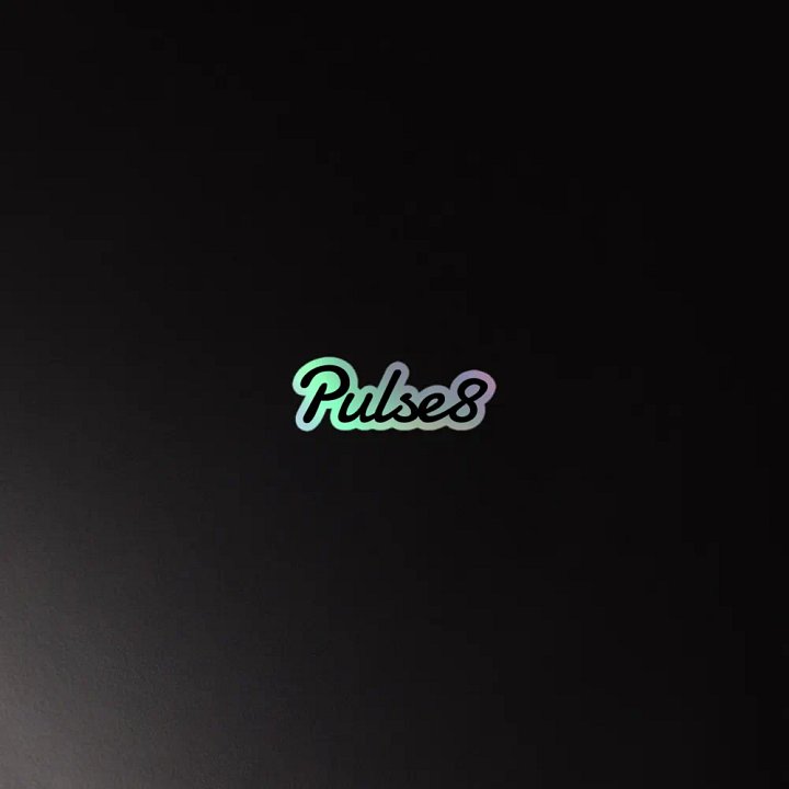 Pulse8 Logo Holo Sticker product image (2)