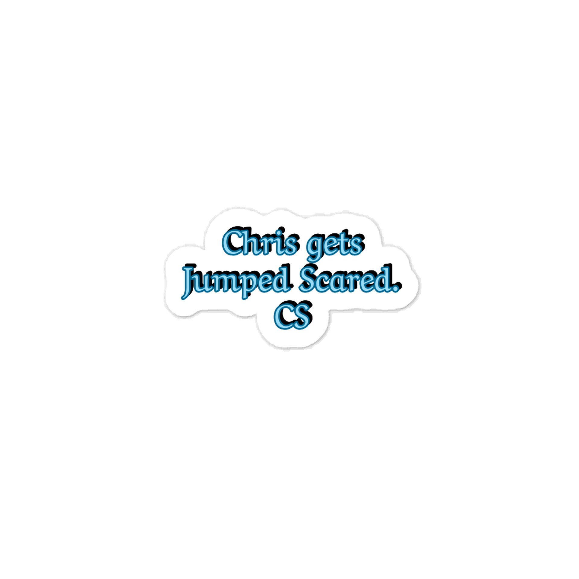 Chris Gets Jumped Scared. CS Sticker product image (1)