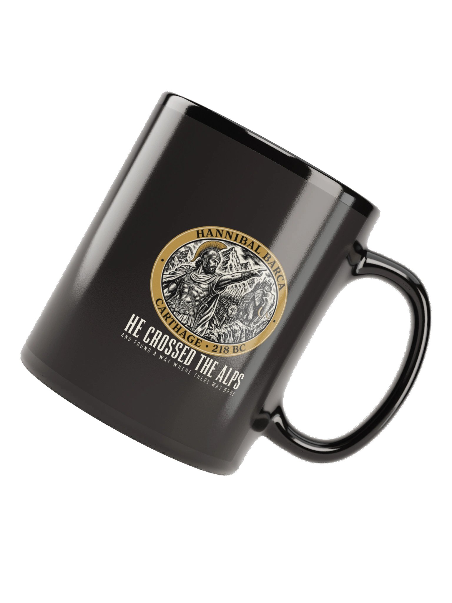 Hannibal Barca Medallion Mug — Black product image (12)