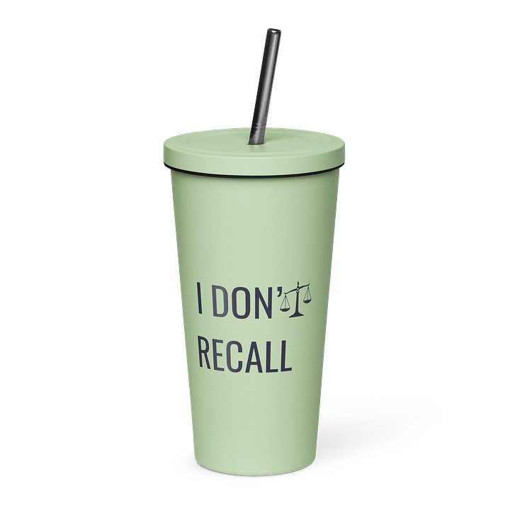 I Don’t Recall Insulated Tumbler (20 oz) — w/ Straw SPRING product image (1)