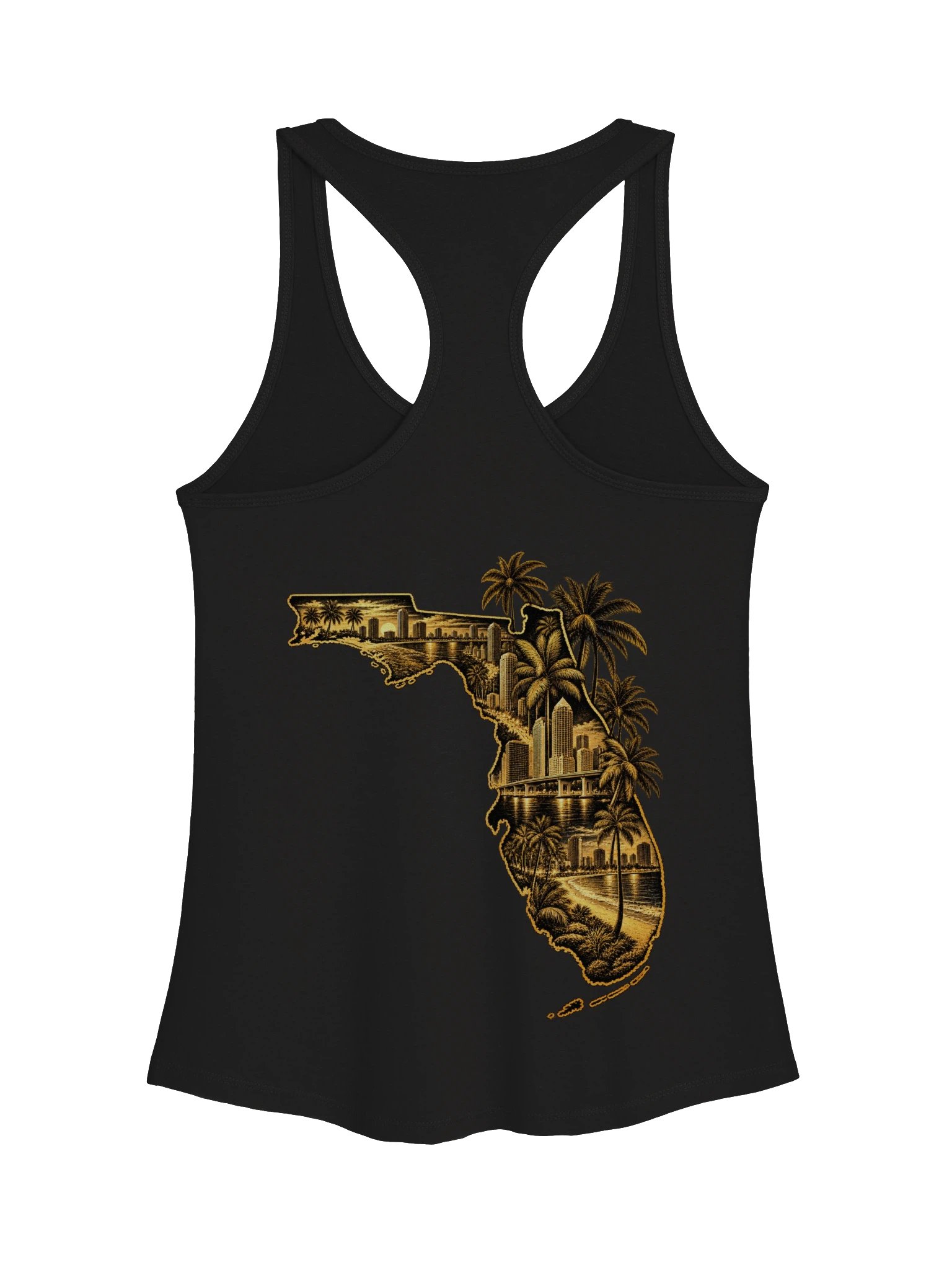 BOOTLEG Women's Gold Florida Tank product image (2)
