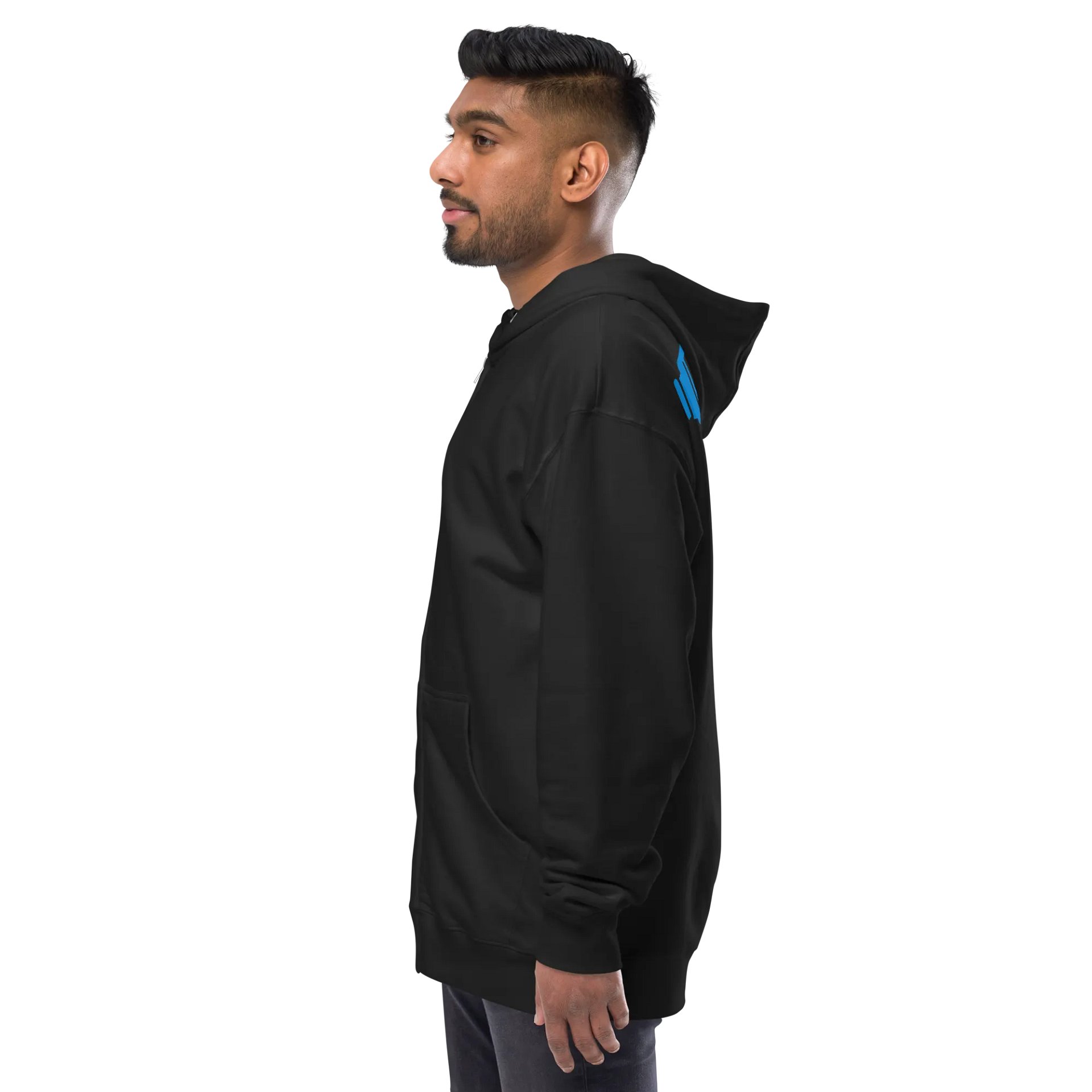 Independent Trading Co. Zip Up Biker Hoodie product image (8)