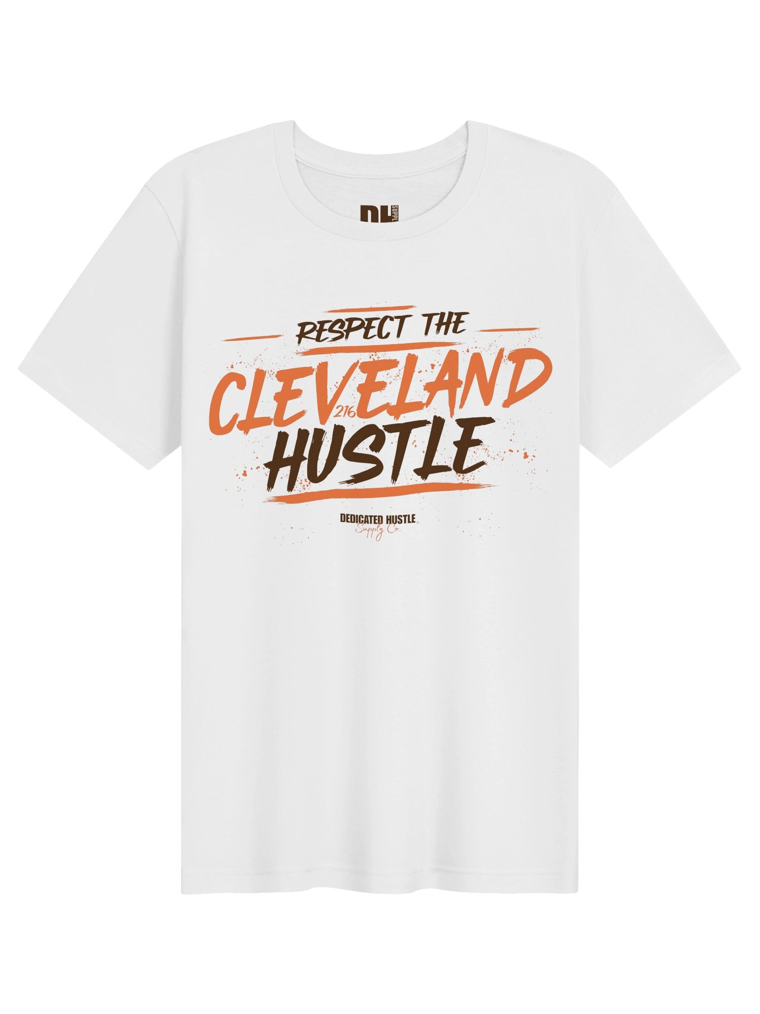 Respect The Cleveland Hustle - Street Edition Tee | White product image (1)