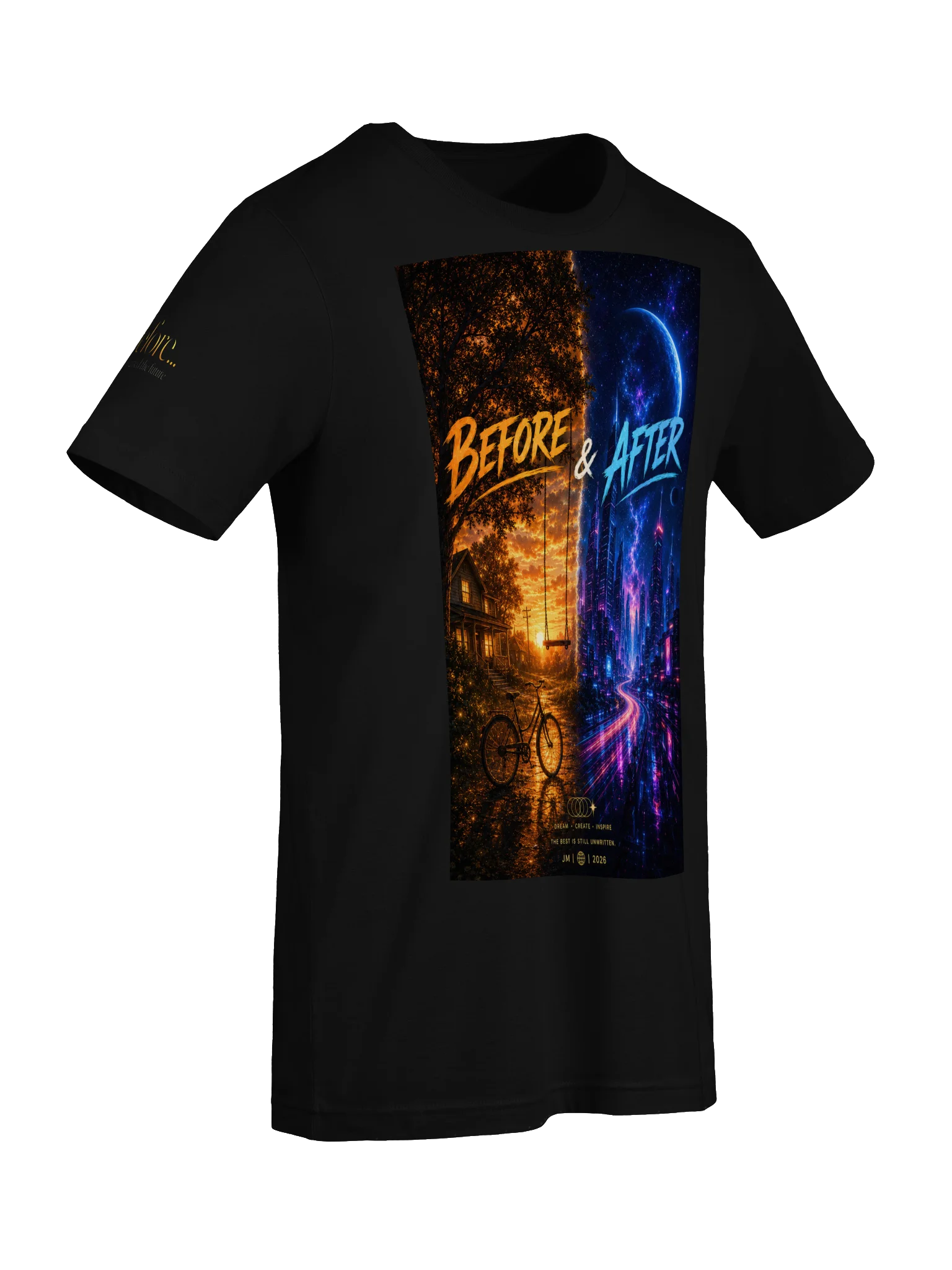 Before & After: Two Worlds T-Shirt product image (5)