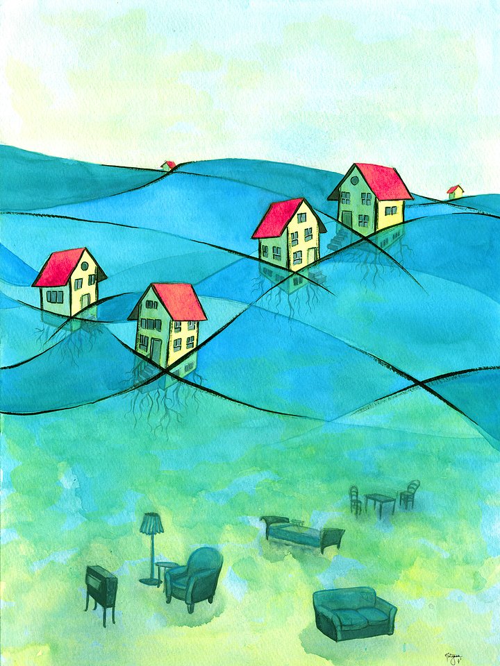 Flooded Basements ∙ Art Print product image (1)