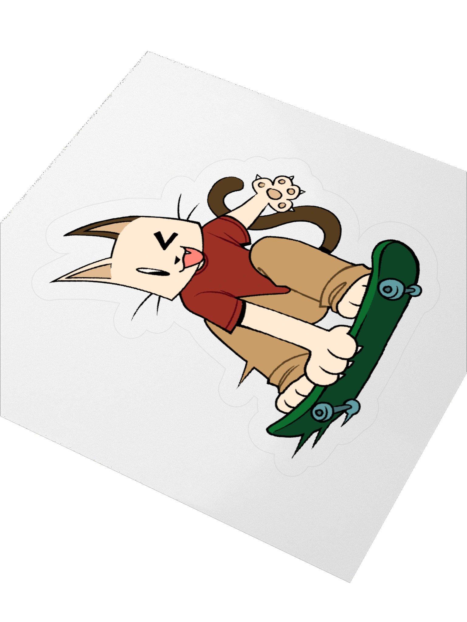Skatie D. Cat sticker product image (3)