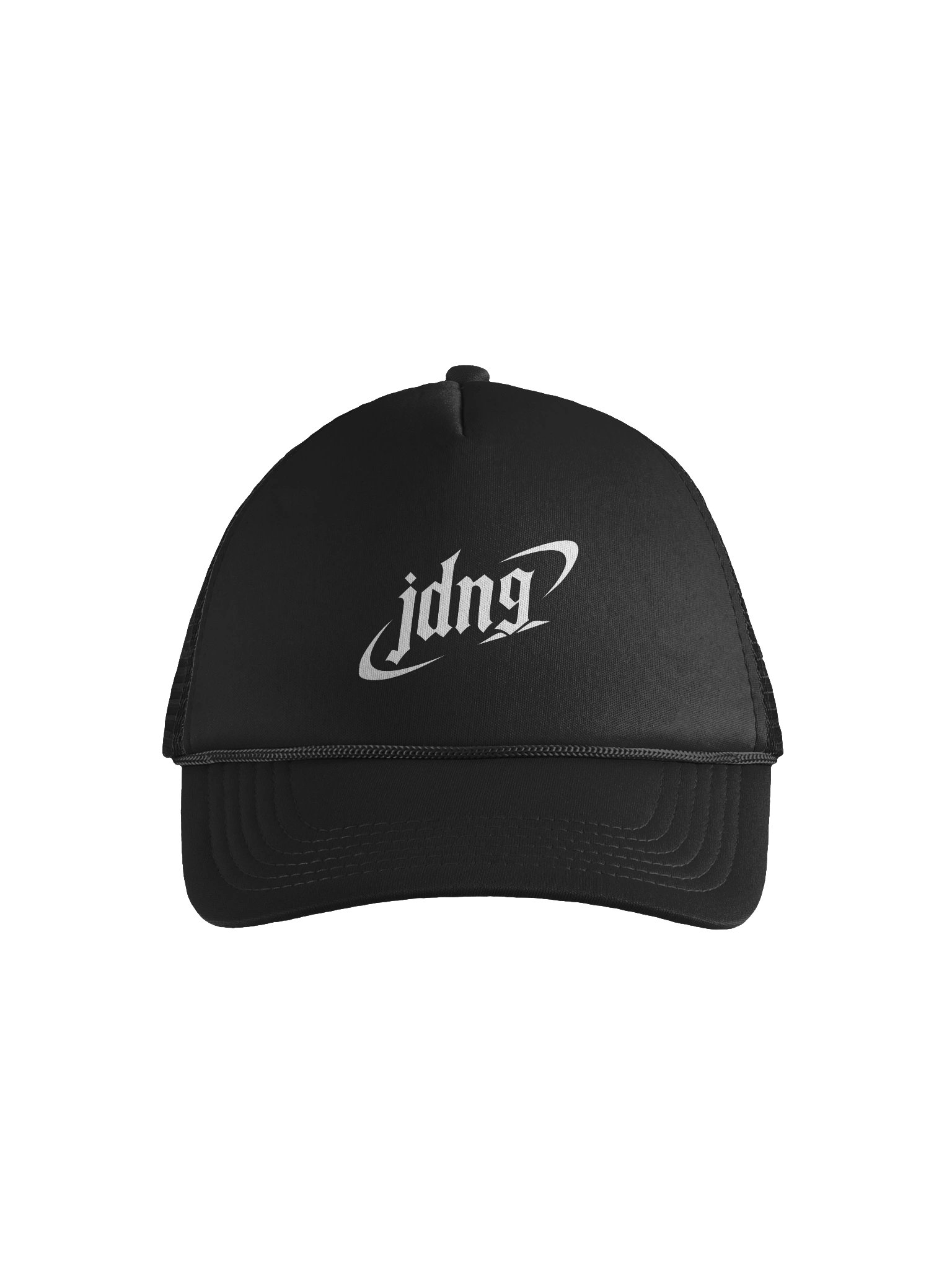 Minimal White Logo Foam Trucker Hat product image (1)