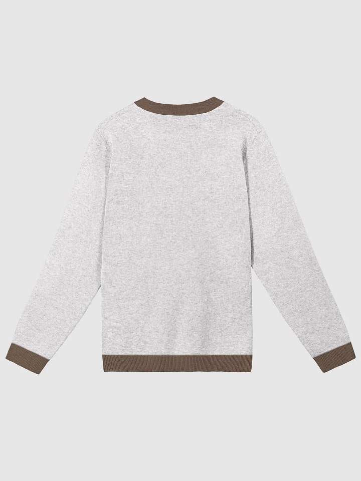 Premium Customizable Knitted Crewneck Sweater: Classic Fit product image (7)