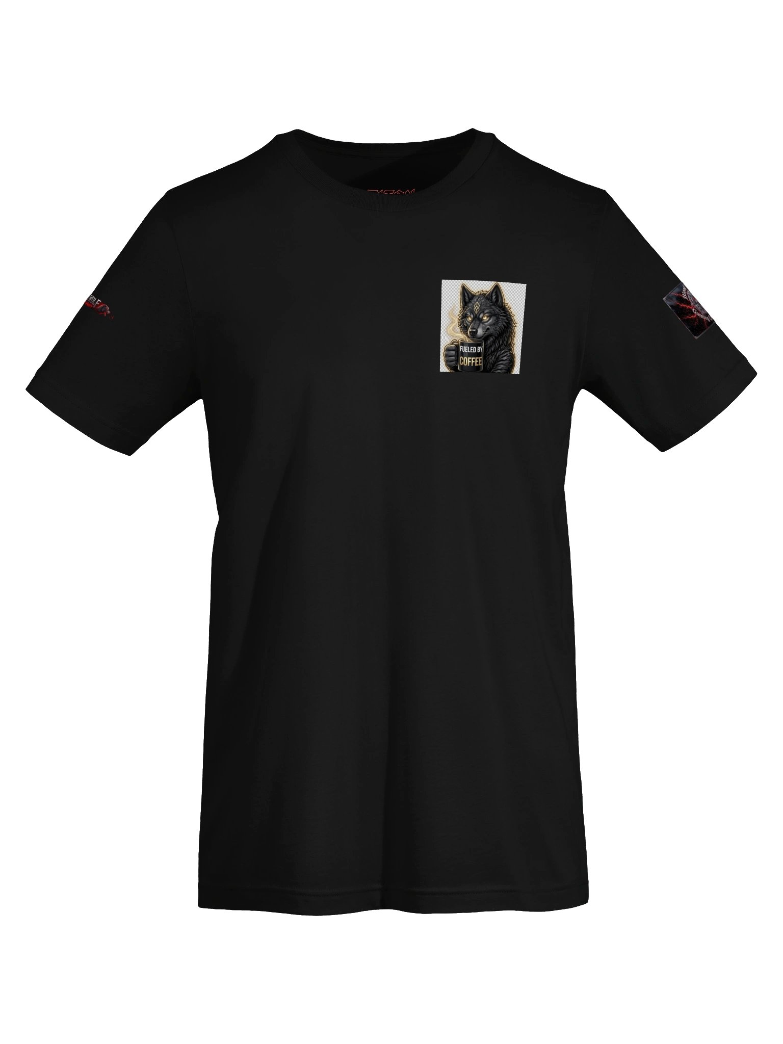 Fueled by Coffee Wolf Tee product image (37)
