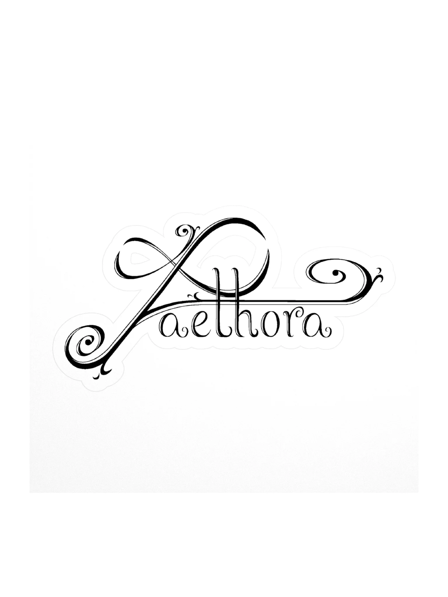 Faethora Logo Kiss Cut Sticker product image (1)