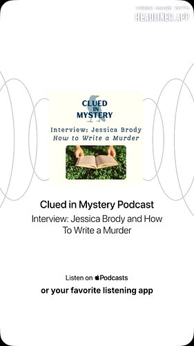 It was such a pleasure to interview Jessica Brody about her brand new mystery, How to Write a Murder. Thank you to Jessica an...