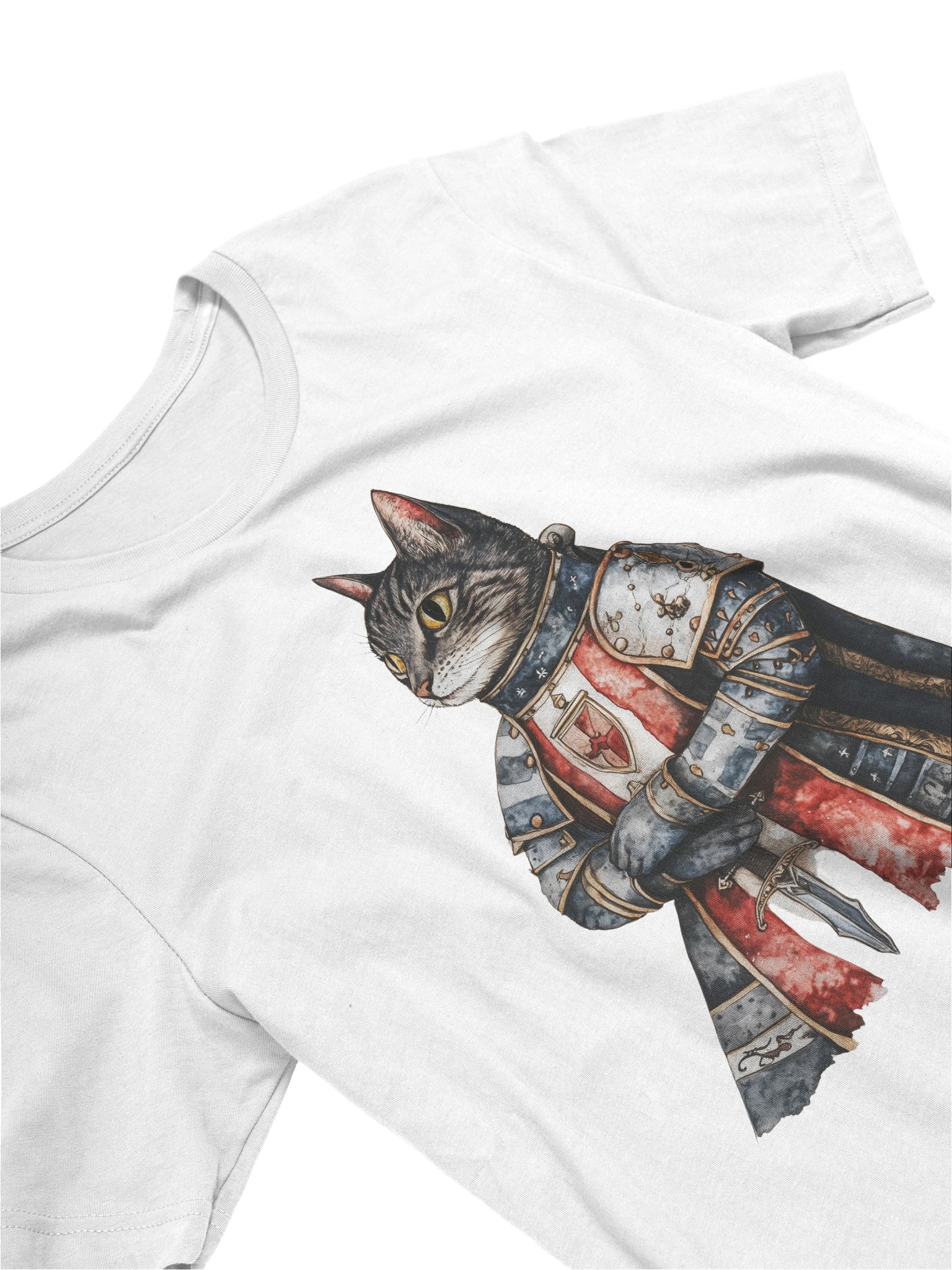 Noble Knight Cat T-Shirt product image (22)