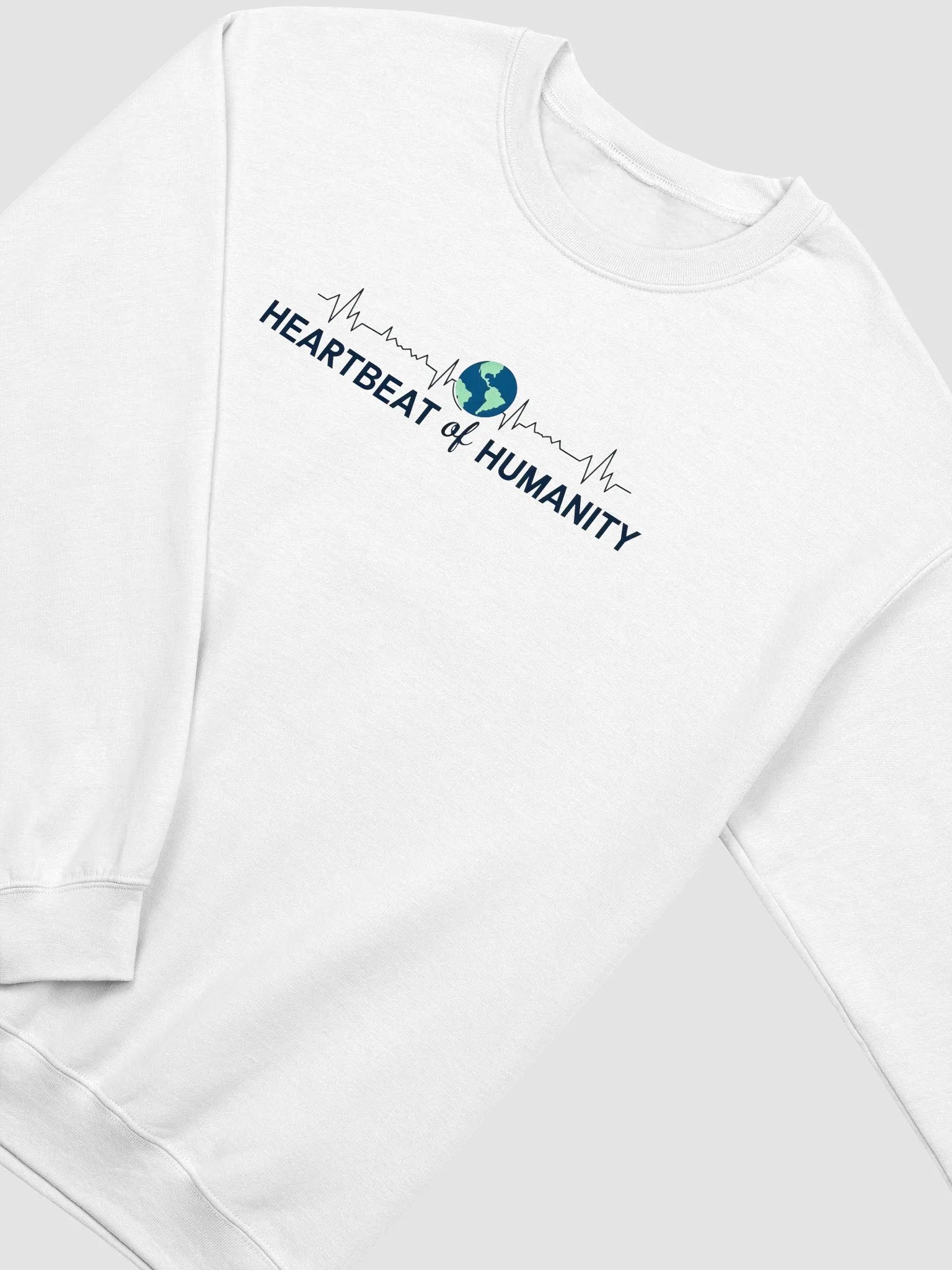 Heartbeat of Humanity Earth Illustration Sweatshirt product image (9)