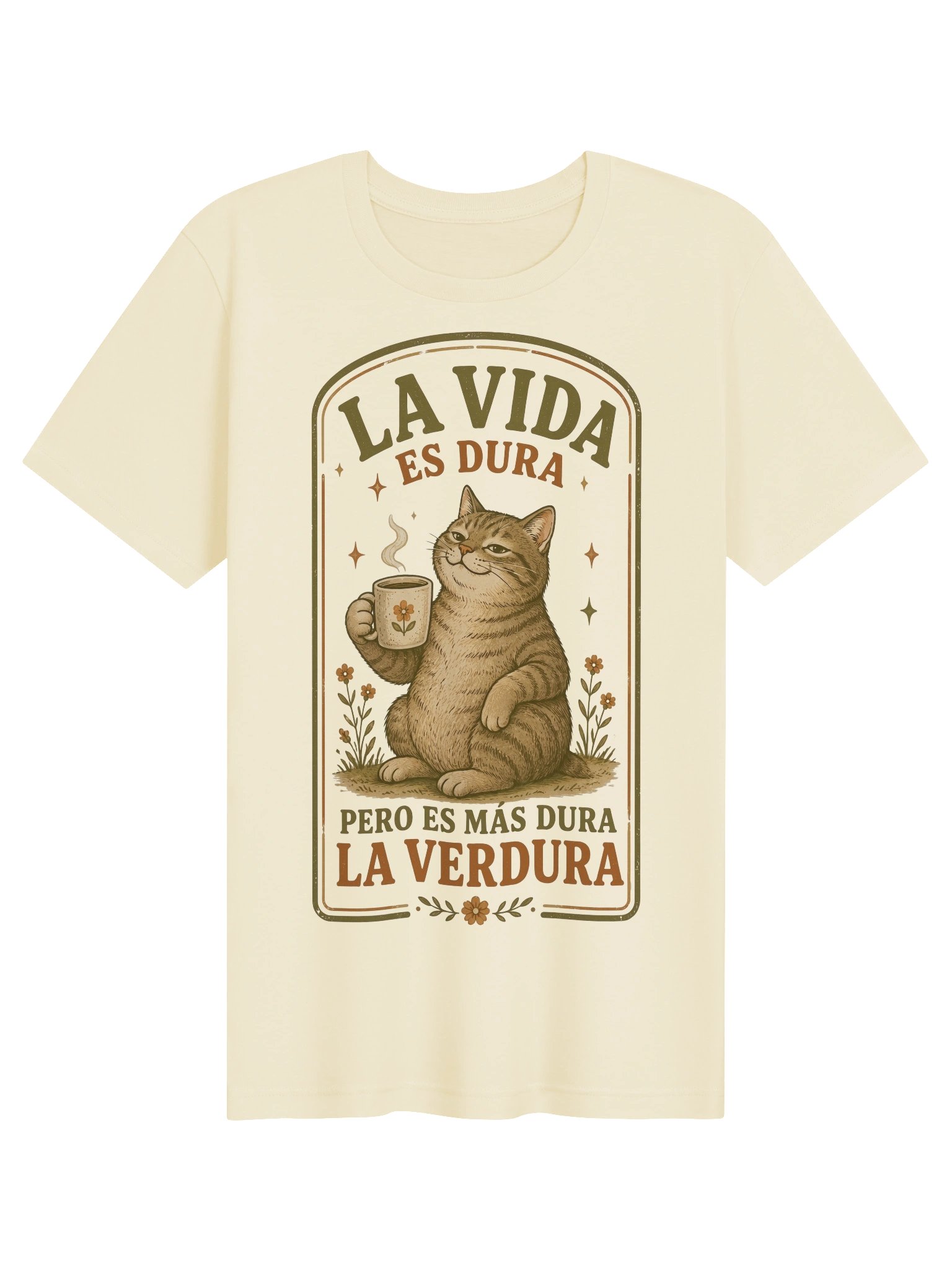 La Vida Dura Pero es Más Dura la Verdura Camiseta Unisex product image (2)