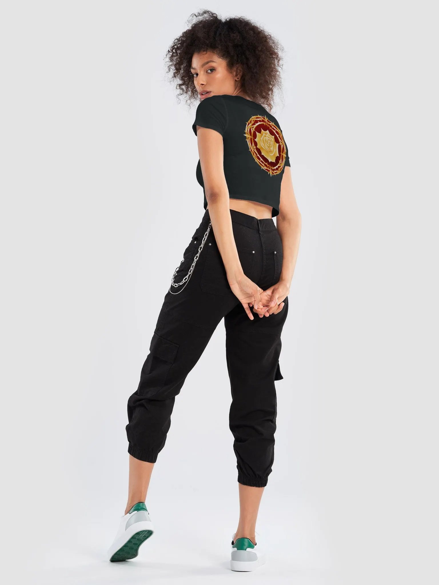 The Golden Rose Crop T-Shirt product image (21)