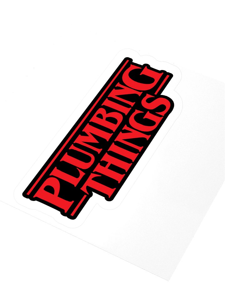PLUMBING THINGS STICKER product image (2)