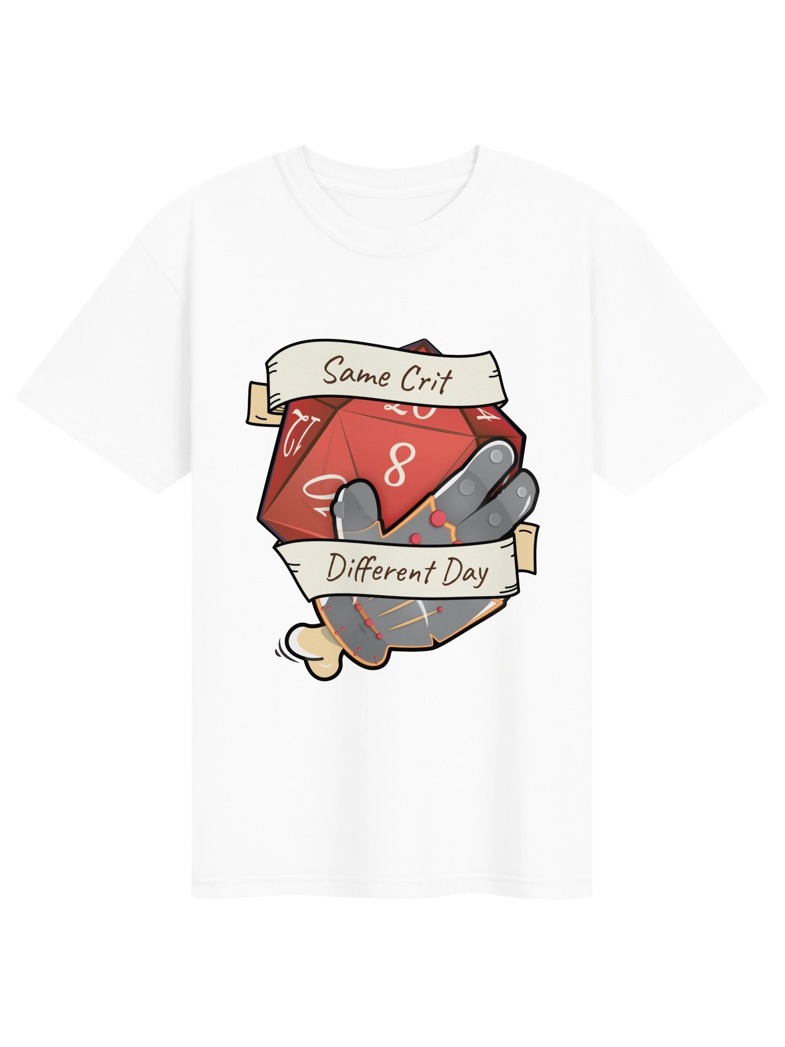 Same Crit Different Day – Knight Tee product image (1)