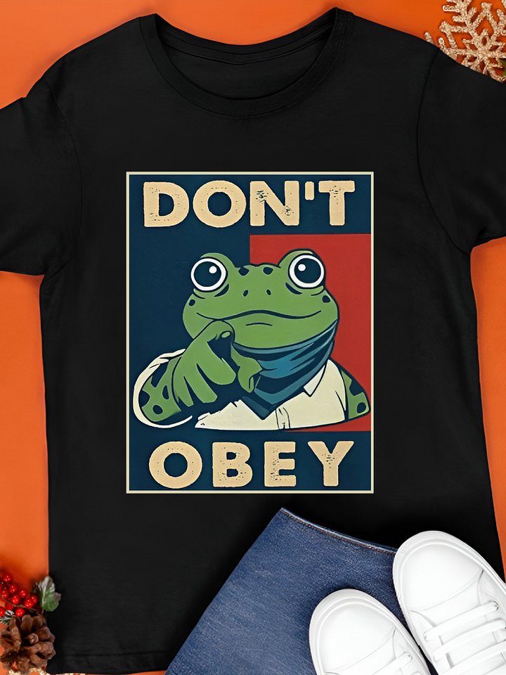 Don't Obey Frog Shirt product image (1)