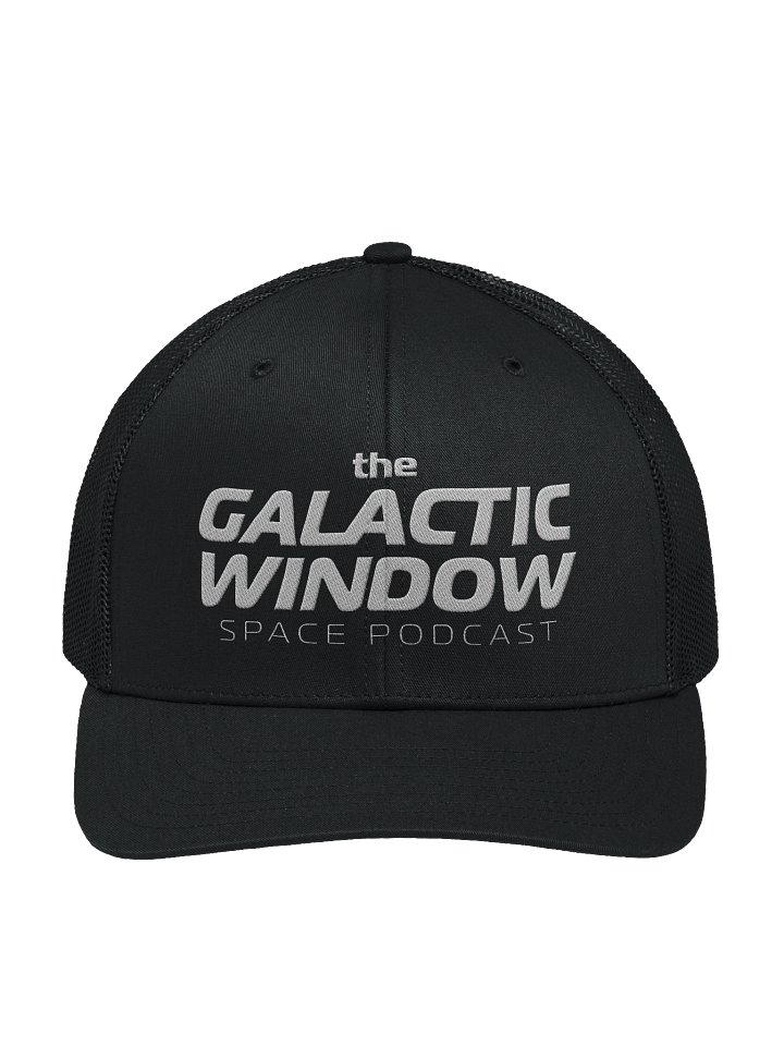 TGWSP Trucker Hat (White Embroidery on Black) product image (1)