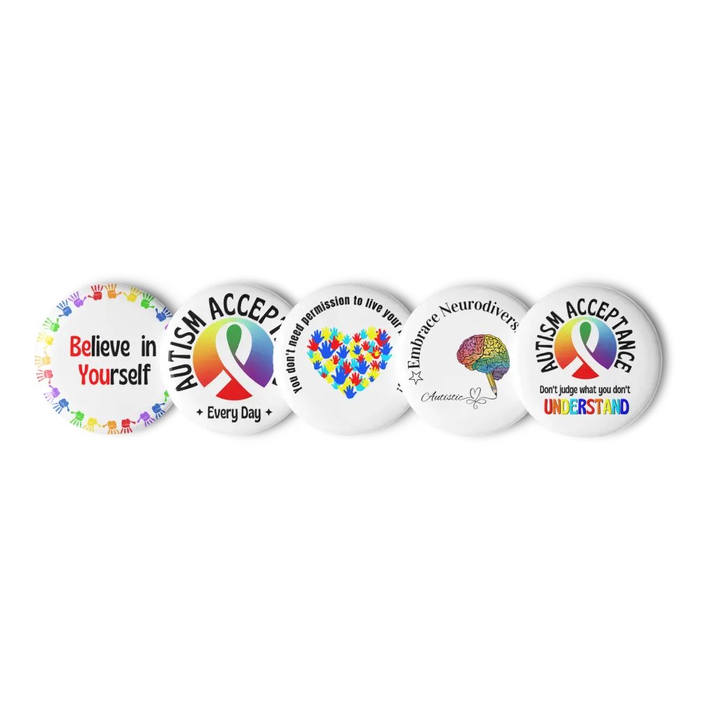 Autism Acceptance Pins product image (1)