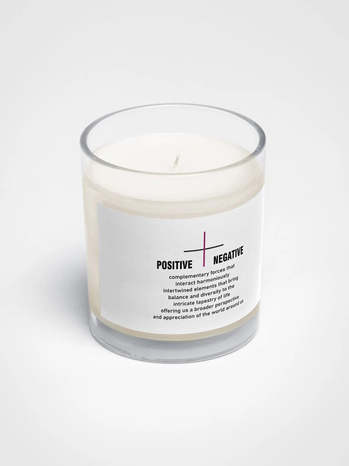 Positive and negative Candle product image (2)