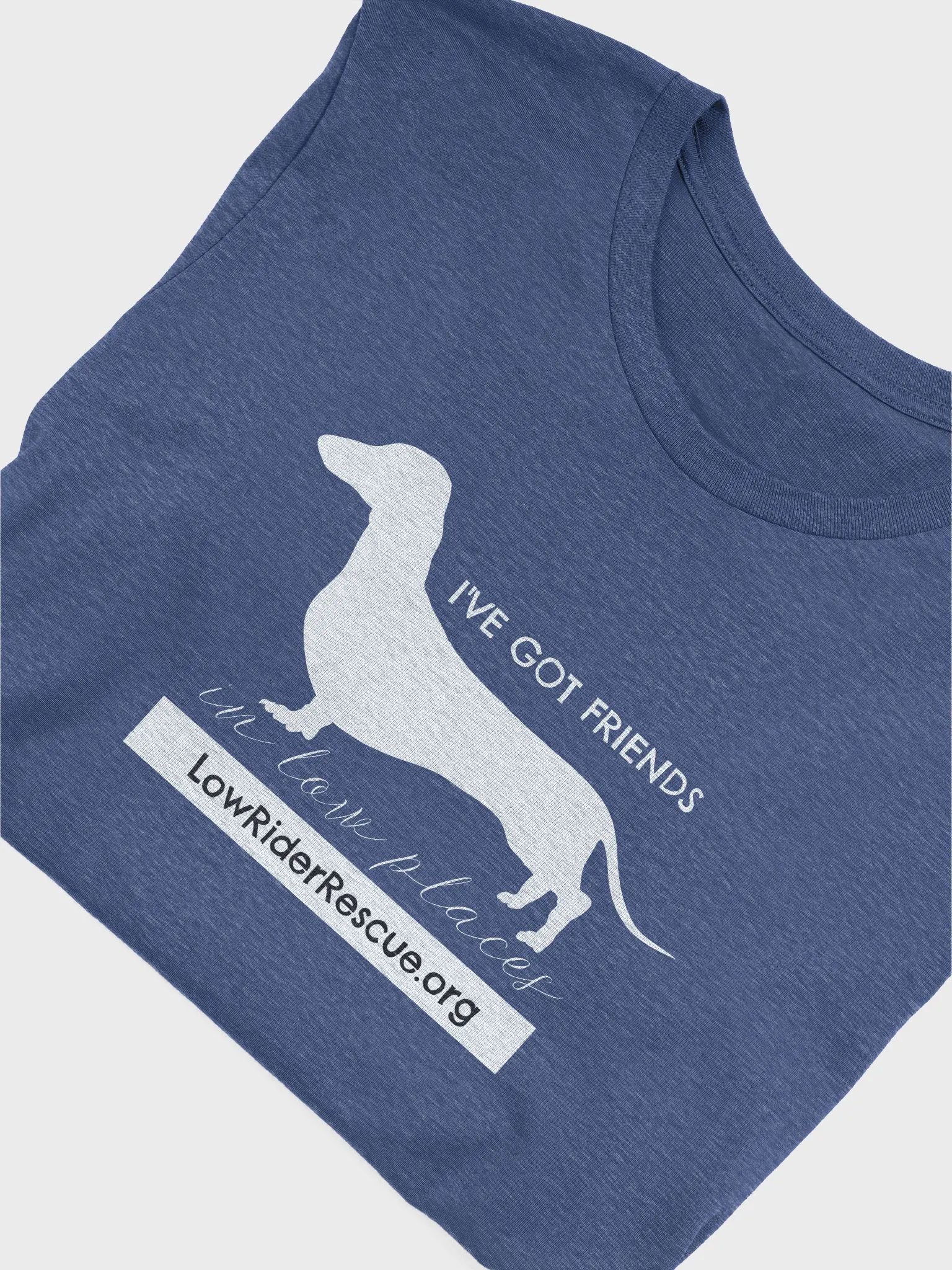 Unisex Dachshund "Friends in Low Places" T-shirt product image (2)