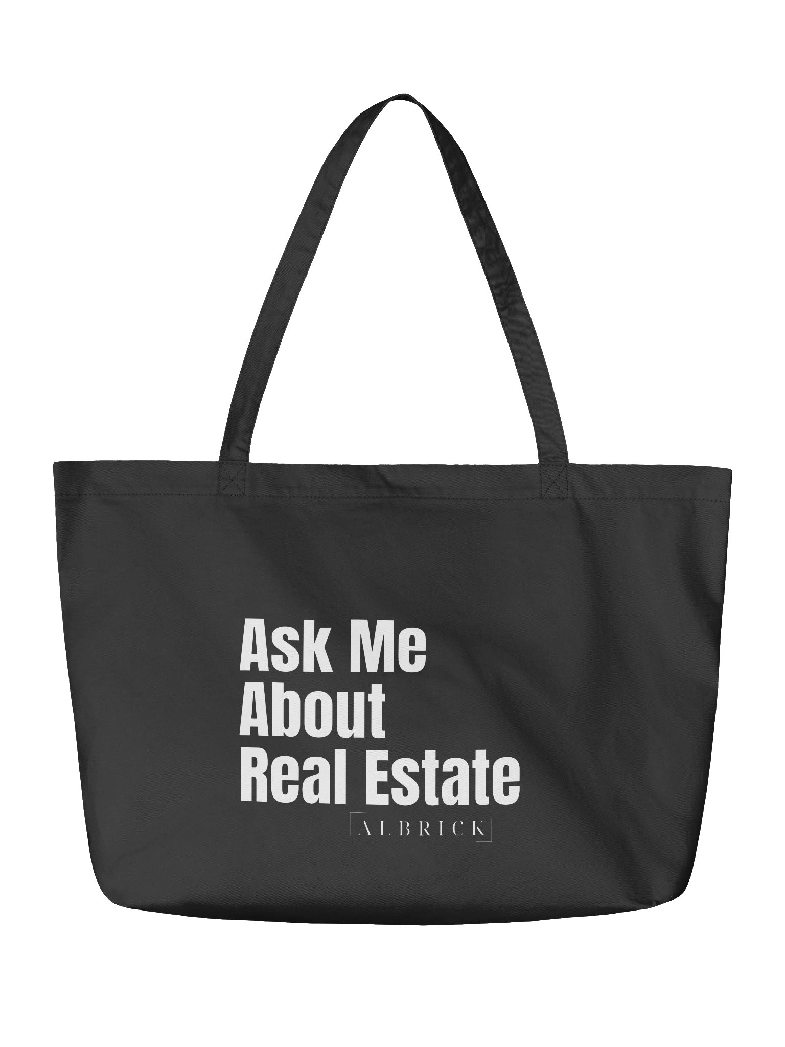 ASK ME ABOUT REAL ESTATE TOTE BAG product image (2)