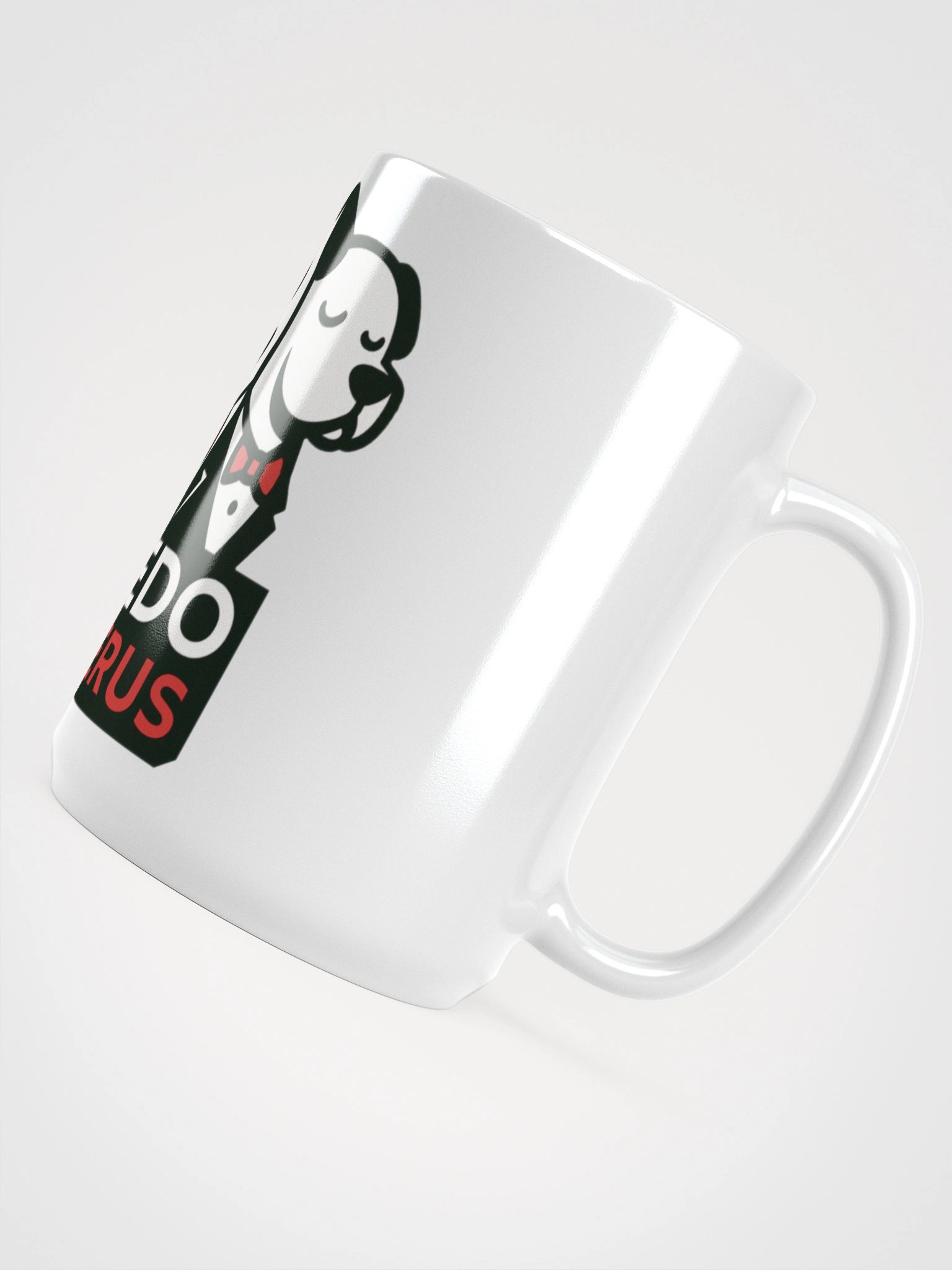 Tuxedo Cerberus White Glossy Mug product image (4)
