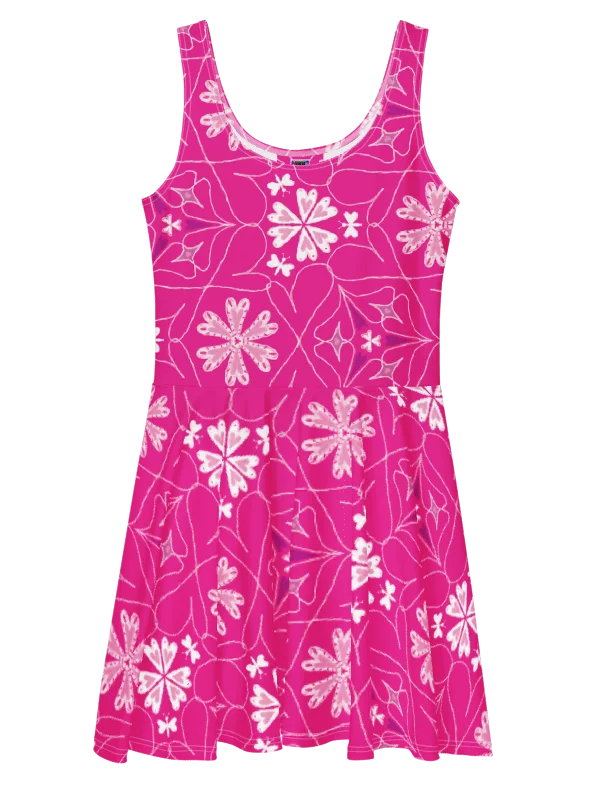 Hearts Blooming Skater Dress | Fit & Flare | Monique Faella Designs™ product image (11)